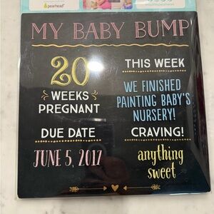 My Baby Bump Chalkboard Sign
